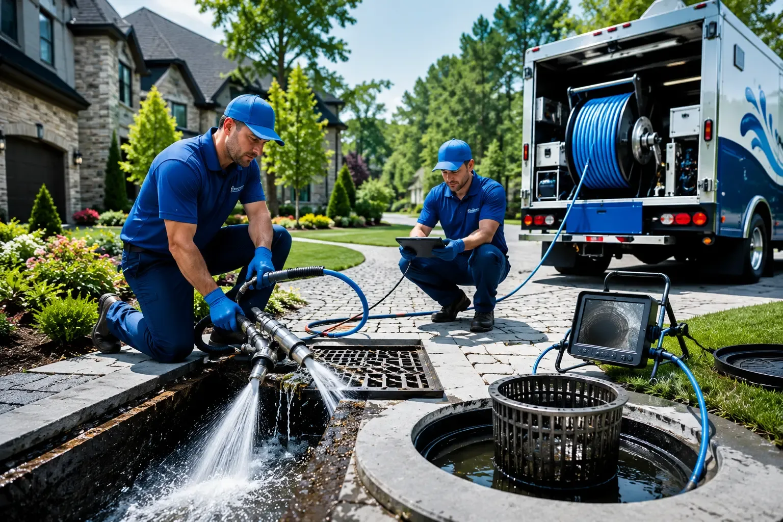 Local outdoor drain cleaning professionals in Manchester, NH